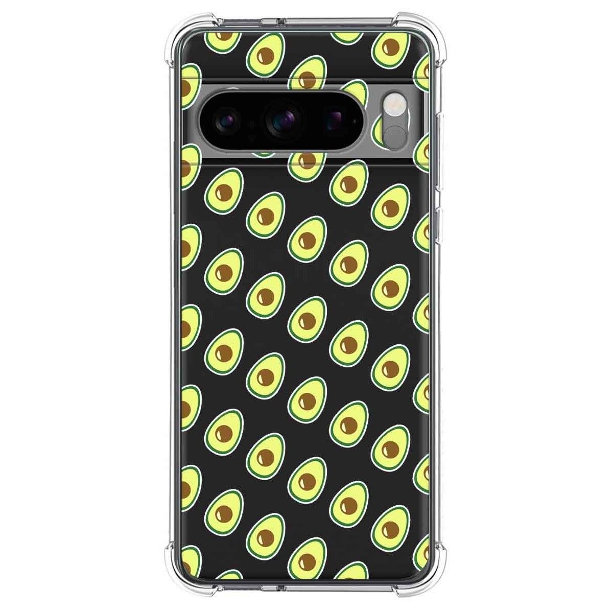 Funda Silicona Antigolpes para Google Pixel 8 Pro 5G diseño Aguacate Dibujos