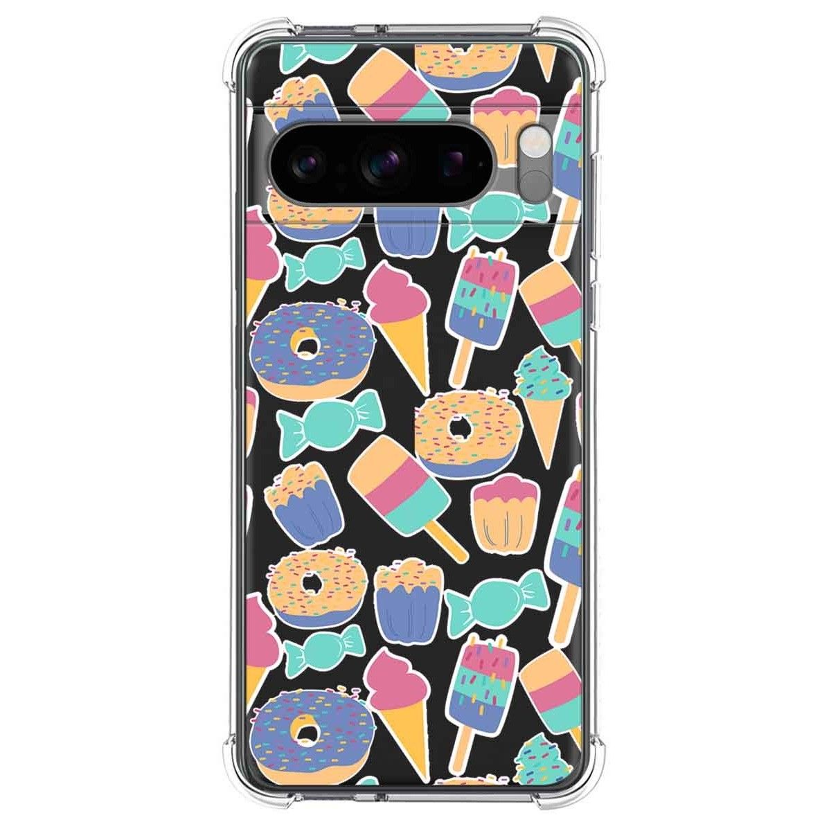 Funda Silicona Antigolpes para Google Pixel 8 Pro 5G diseño Dulces 02 Dibujos