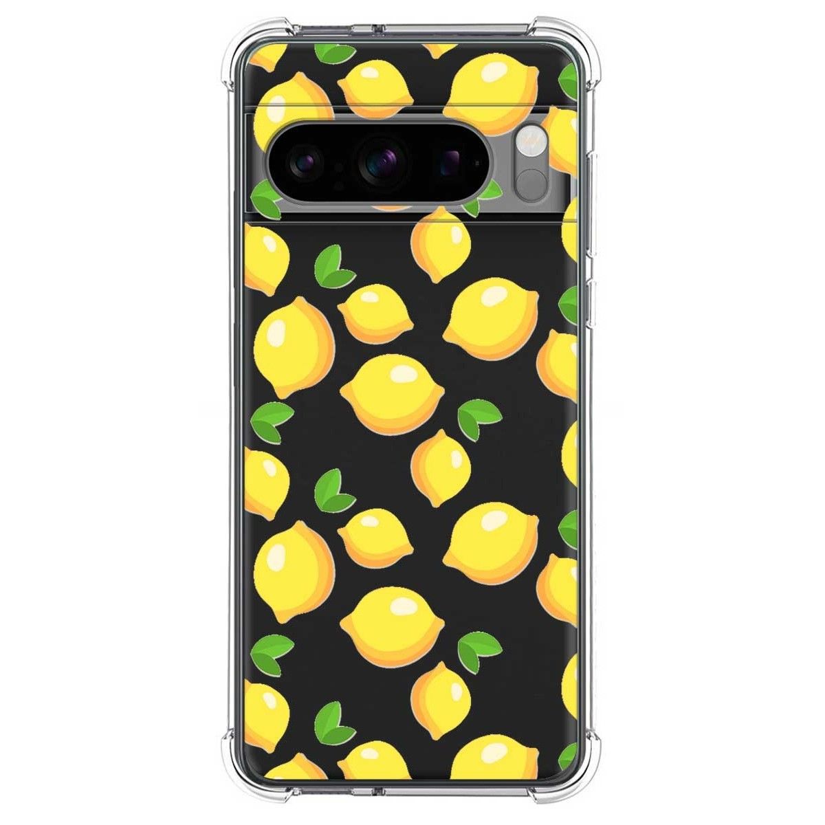 Funda Silicona Antigolpes para Google Pixel 8 Pro 5G diseño Limones Dibujos