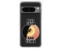 Funda Silicona Antigolpes para Google Pixel 8 Pro 5G diseño Mujer Escalada Dibujos