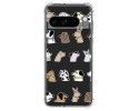 Funda Silicona Antigolpes para Google Pixel 8 Pro 5G diseño Perros Dibujos