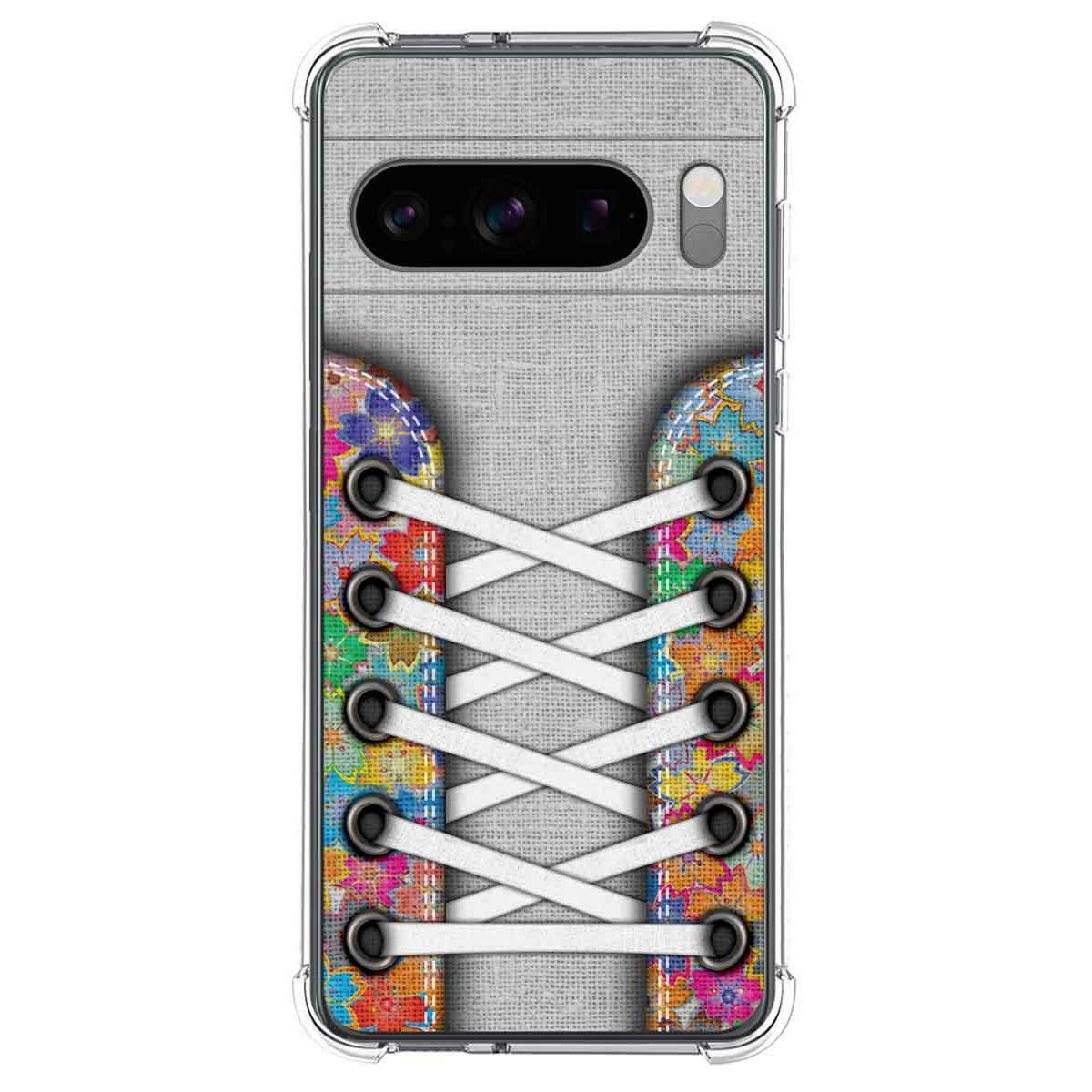 Funda Silicona Antigolpes para Google Pixel 8 Pro 5G diseño Zapatillas 04 Dibujos
