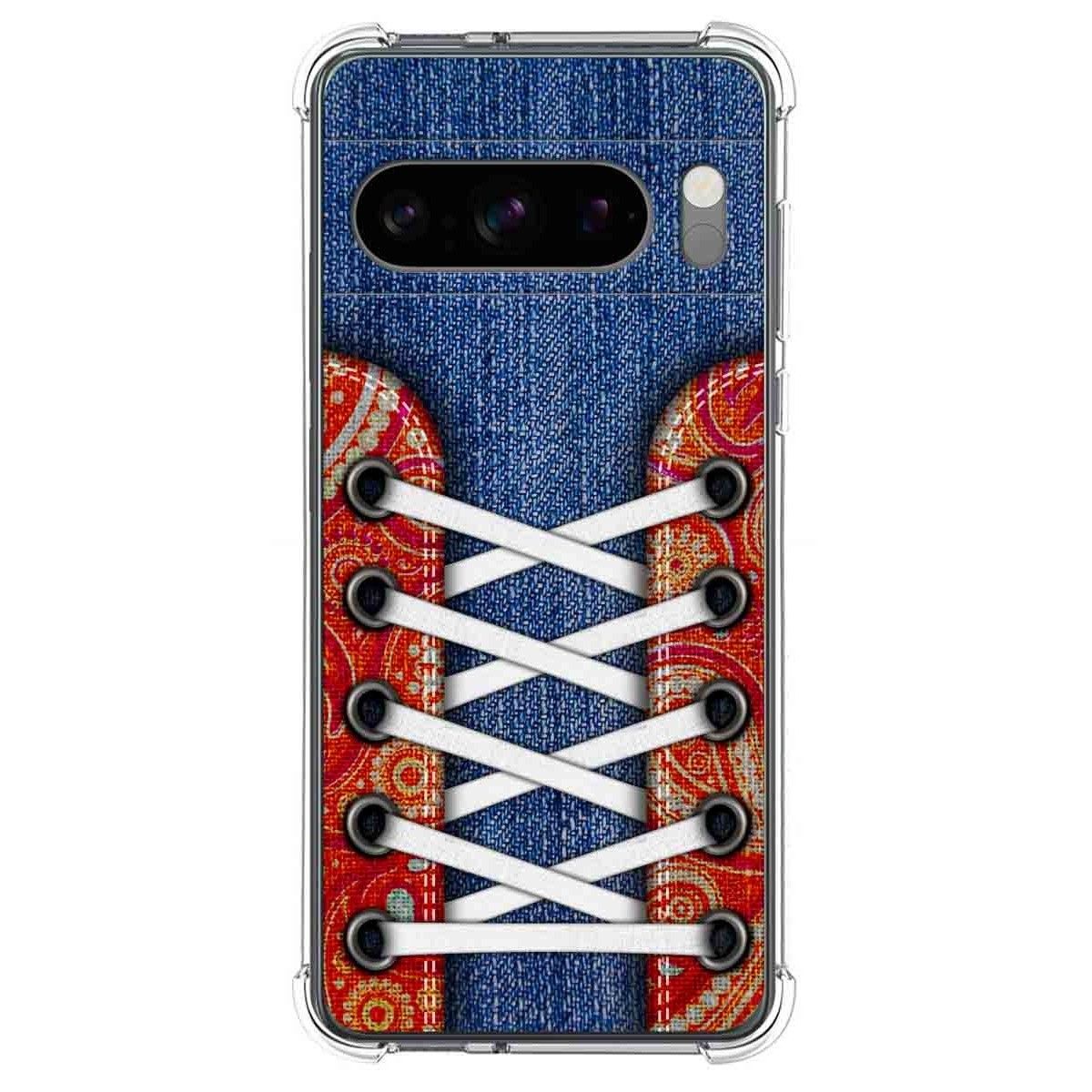 Funda Silicona Antigolpes para Google Pixel 8 Pro 5G diseño Zapatillas 11 Dibujos