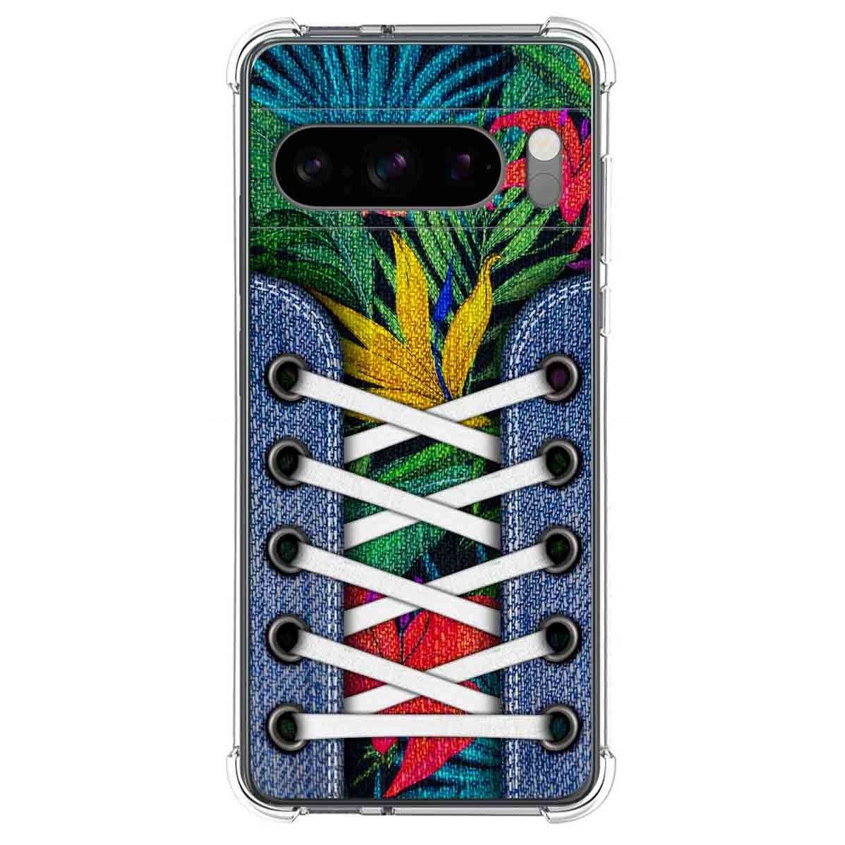 Funda Silicona Antigolpes para Google Pixel 8 Pro 5G diseño Zapatillas 12 Dibujos