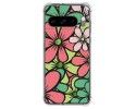 Funda Silicona Antigolpes para Google Pixel 8 Pro 5G diseño Flores 02 Dibujos