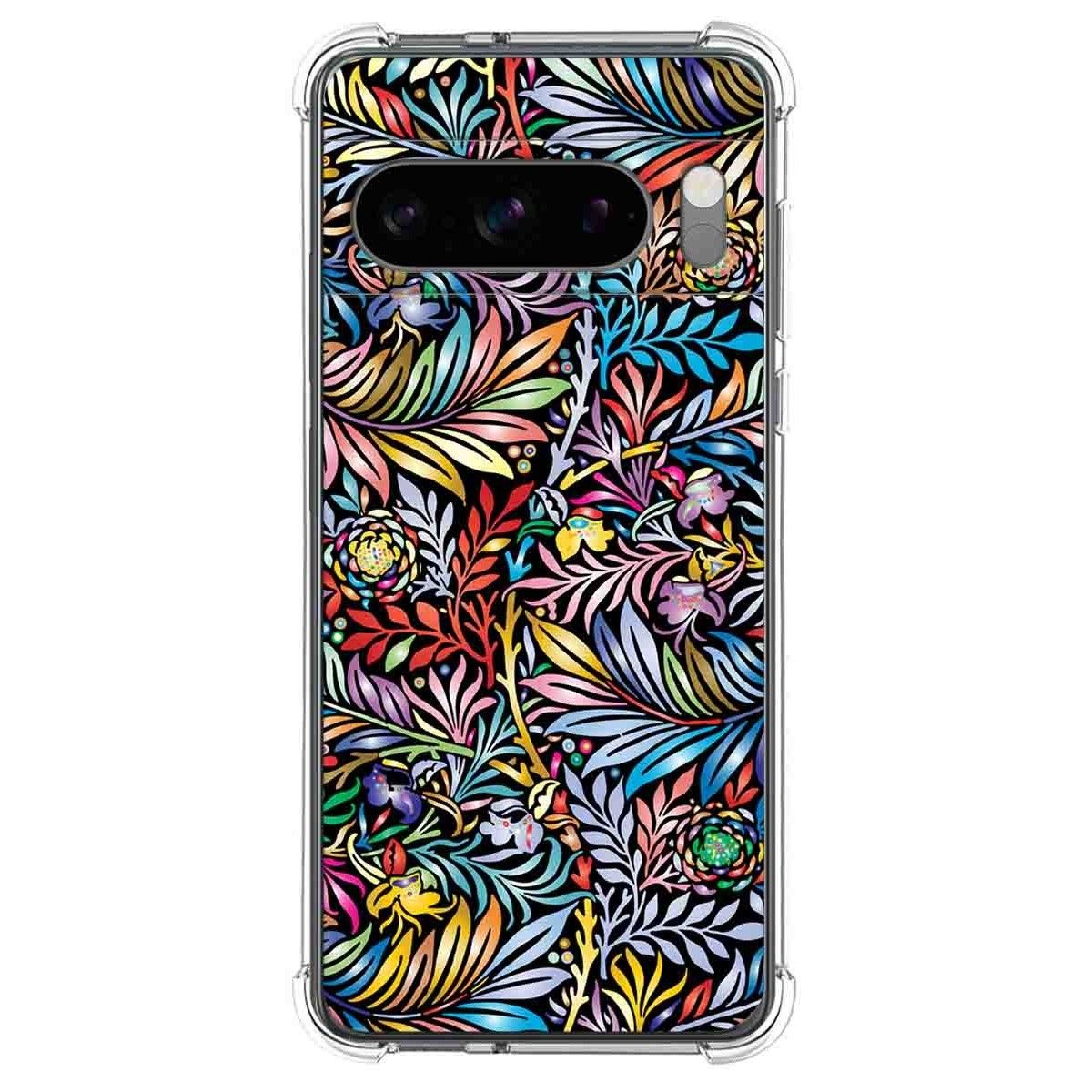 Funda Silicona Antigolpes para Google Pixel 8 Pro 5G diseño Flores 04 Dibujos