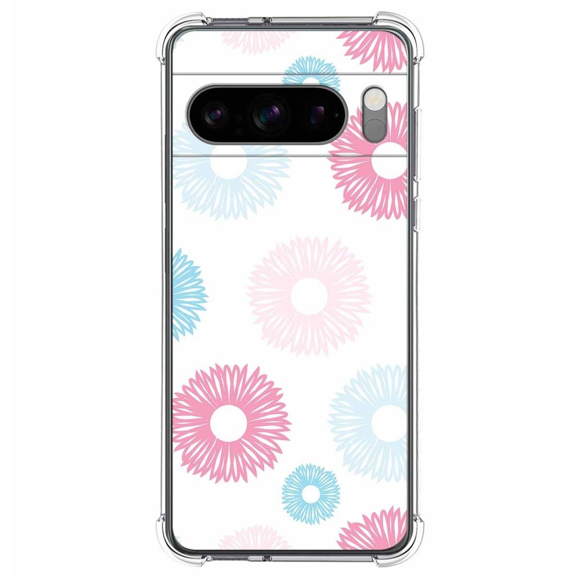 Funda Silicona Antigolpes para Google Pixel 8 Pro 5G diseño Flores 06 Dibujos