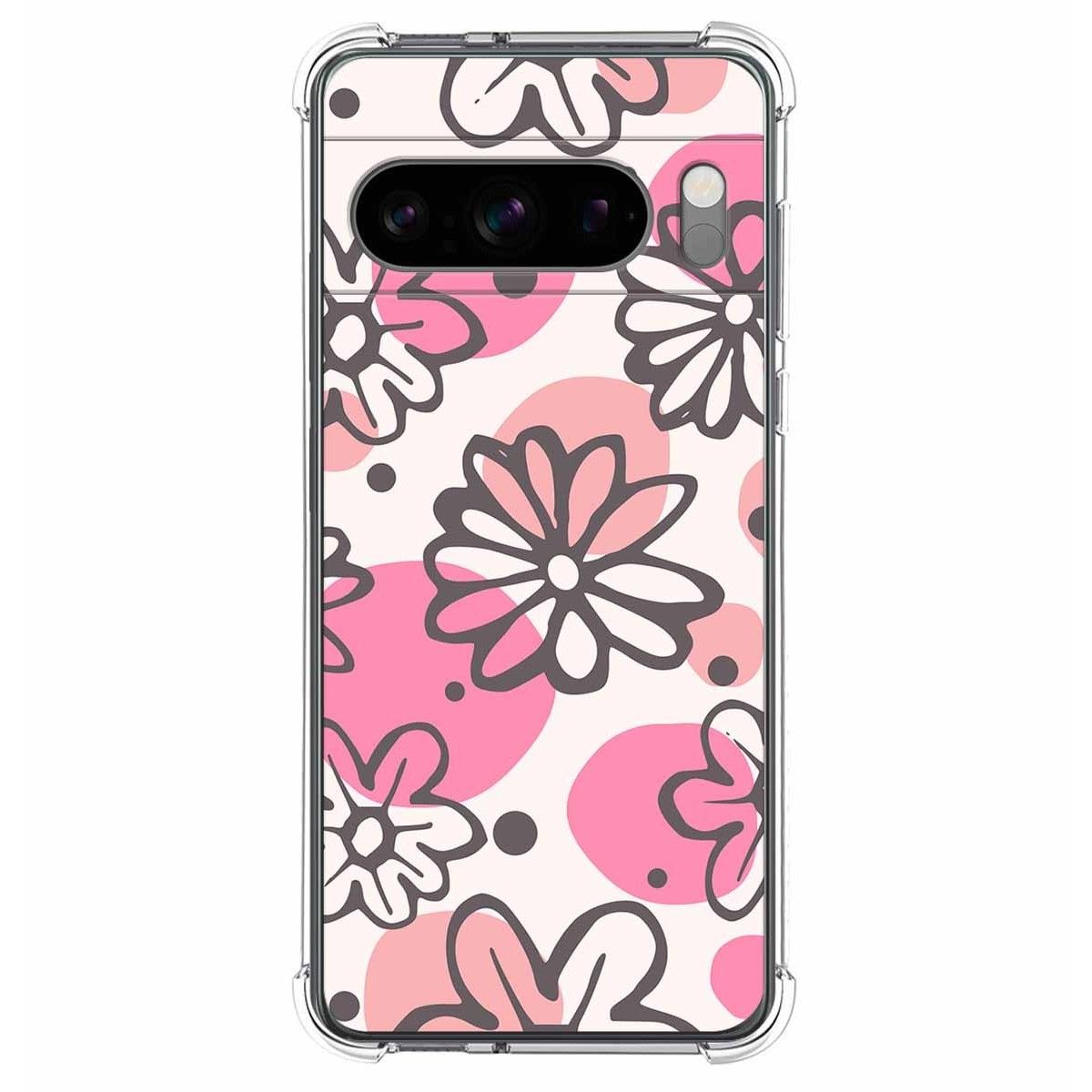 Funda Silicona Antigolpes para Google Pixel 8 Pro 5G diseño Flores 09 Dibujos