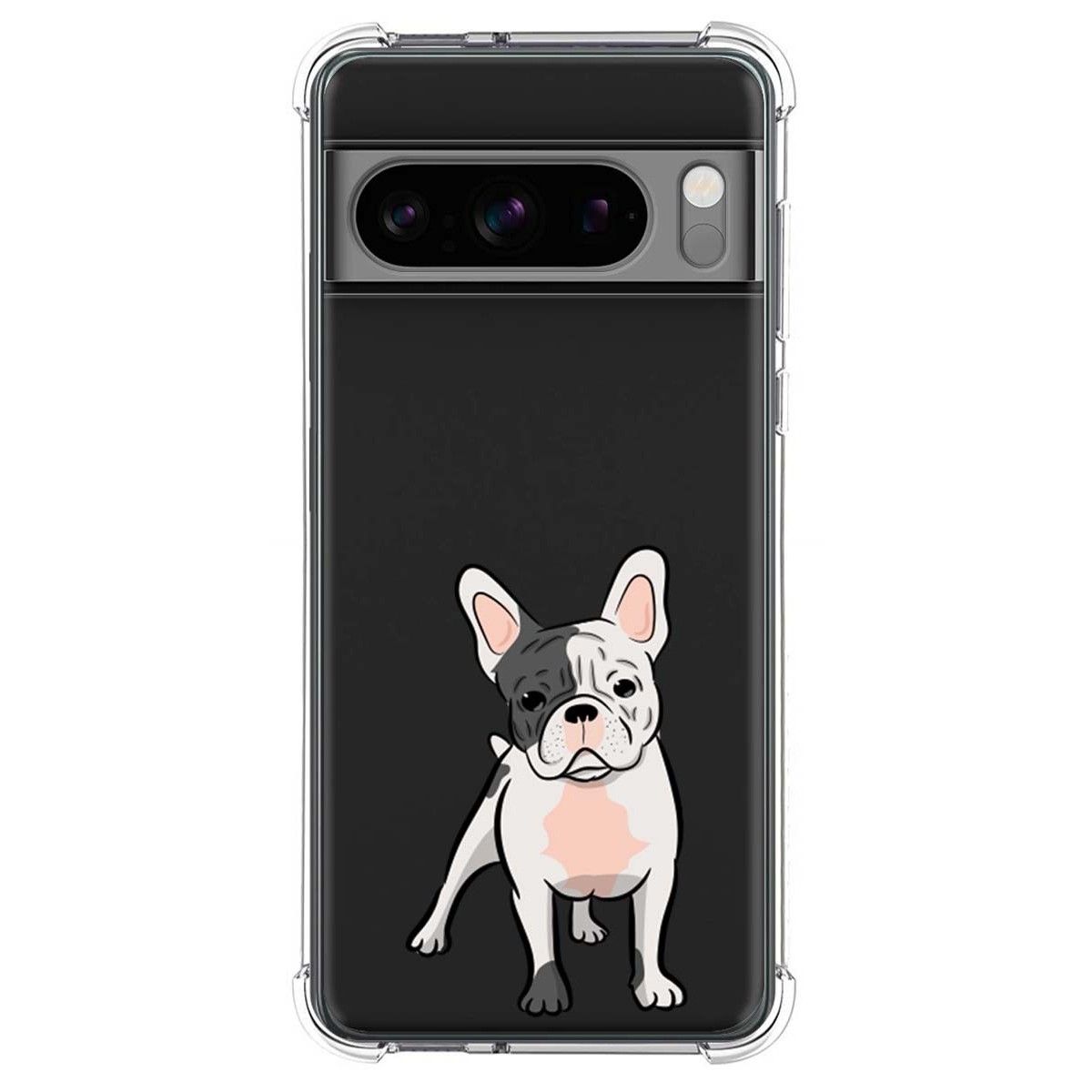 Funda Silicona Antigolpes para Google Pixel 8 Pro 5G diseño Perros 06 Dibujos