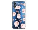 Funda Silicona Antigolpes para Motorola Moto G14 diseño Cerdos Dibujos