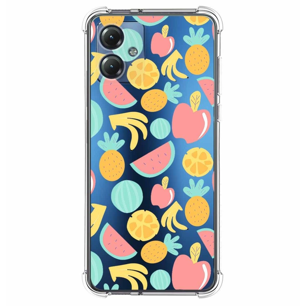 Funda Silicona Antigolpes para Motorola Moto G14 diseño Frutas 02 Dibujos