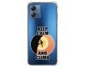 Funda Silicona Antigolpes para Motorola Moto G14 diseño Hombre Escalada Dibujos