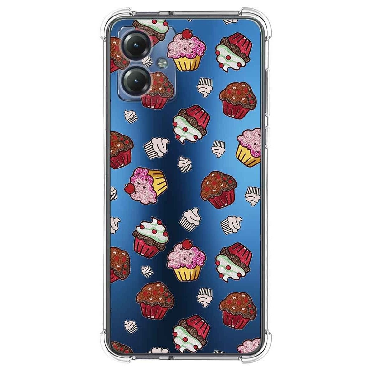 Funda Silicona Antigolpes para Motorola Moto G14 diseño Muffins Dibujos
