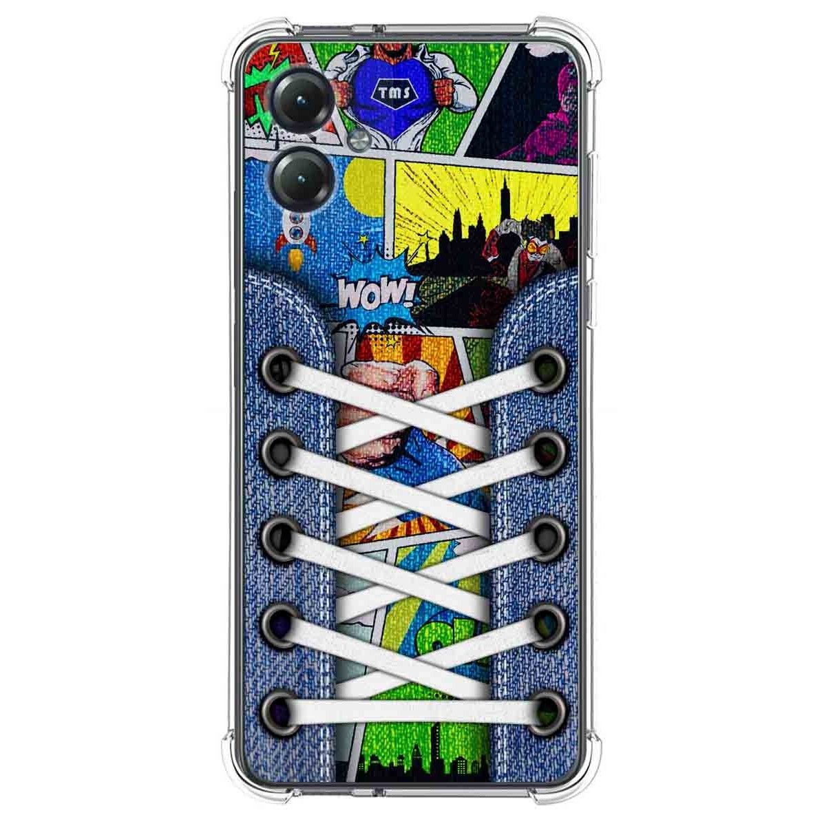 Funda Silicona Antigolpes para Motorola Moto G14 diseño Zapatillas 14 Dibujos
