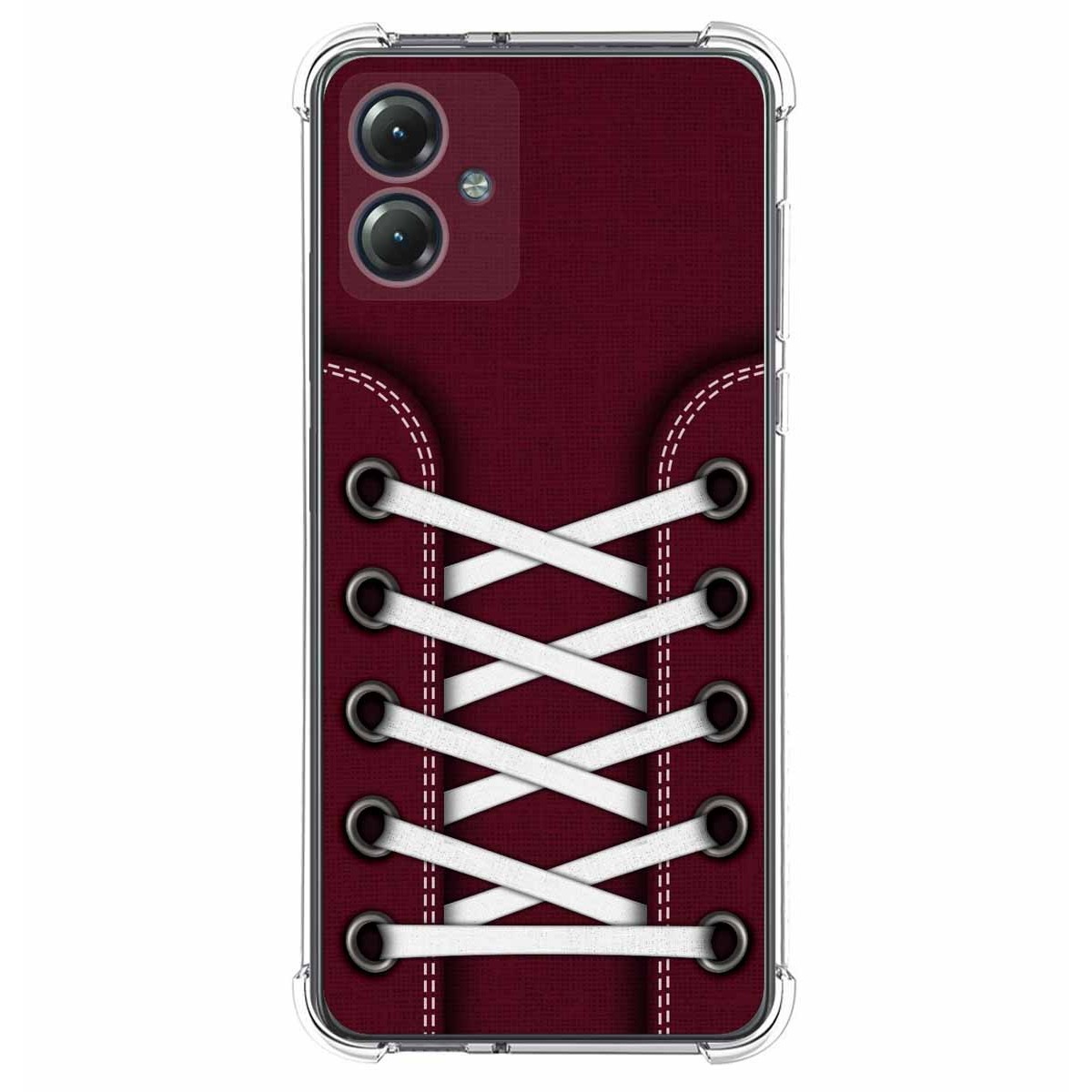 Funda Silicona Antigolpes para Motorola Moto G14 diseño Zapatillas 17 Dibujos