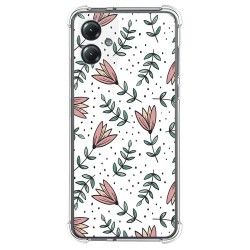 Funda Silicona Antigolpes para Motorola Moto G14 diseño Flores 01 Dibujos