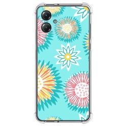 Funda Silicona Antigolpes para Motorola Moto G14 diseño Flores 05 Dibujos