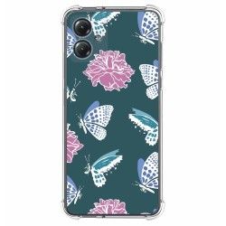 Funda Silicona Antigolpes para Motorola Moto G14 diseño Flores 10 Dibujos
