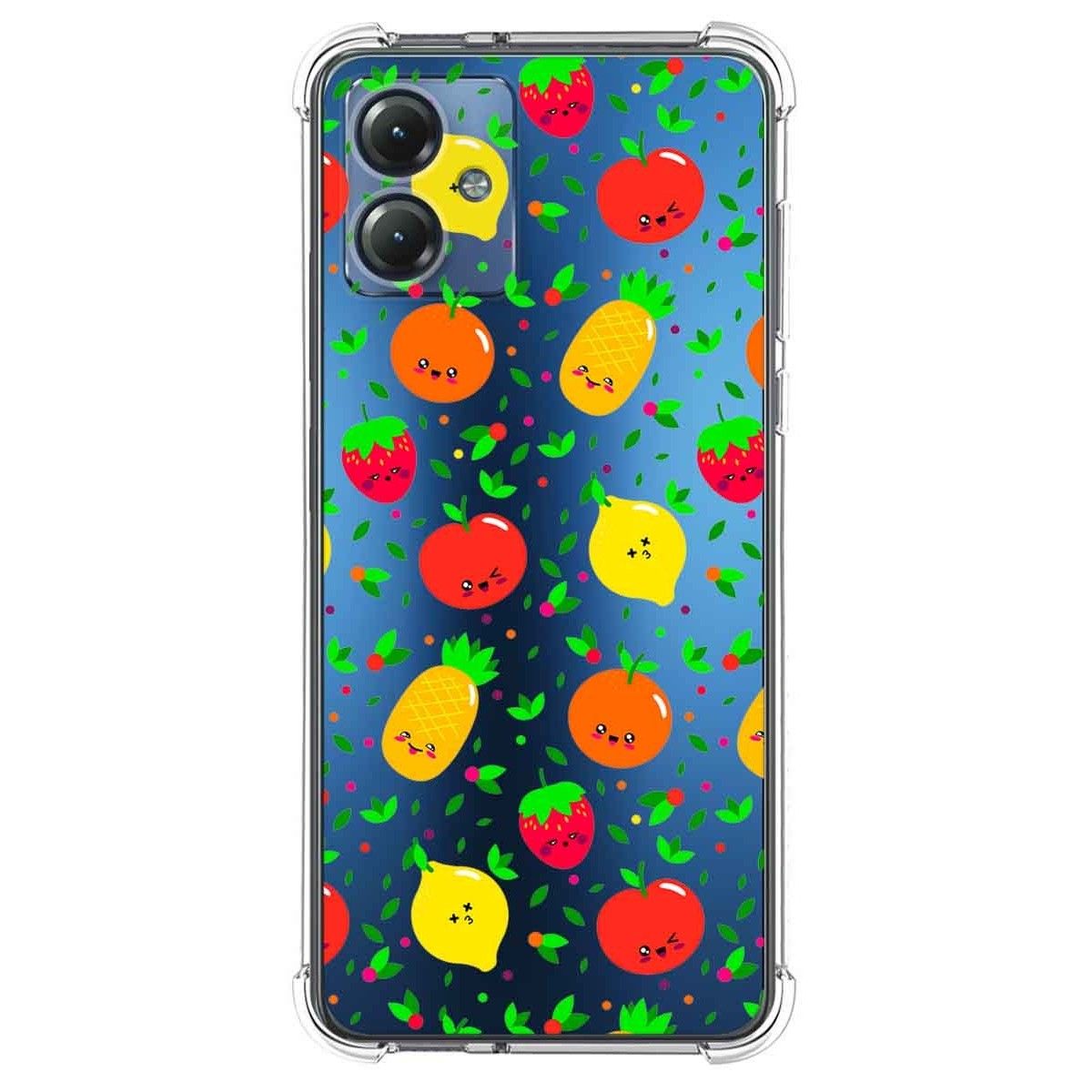 Funda Silicona Antigolpes para Motorola Moto G54 5G diseño Frutas 01 Dibujos