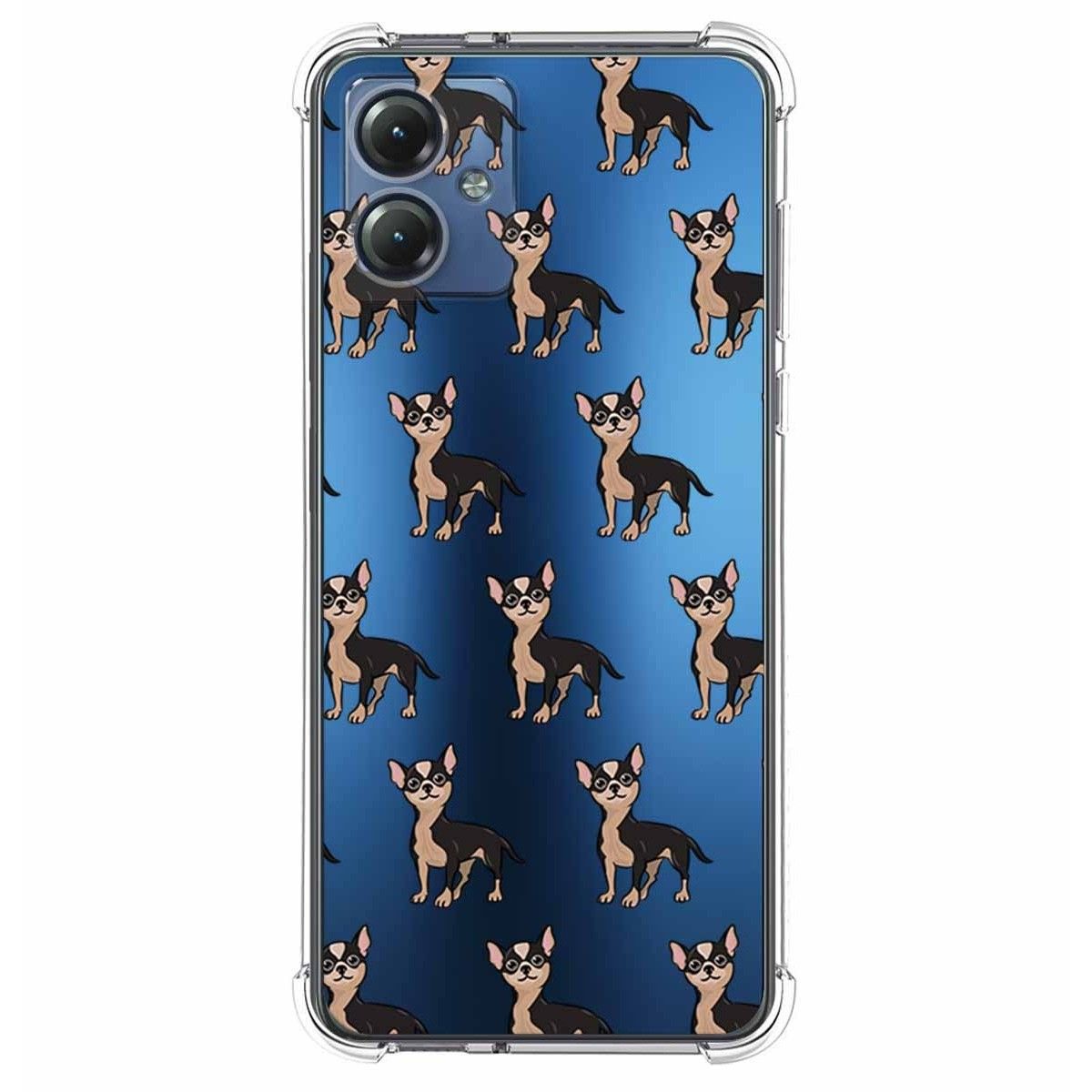 Funda Silicona Antigolpes para Motorola Moto G54 5G diseño Perros 11 Dibujos