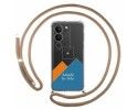 Personaliza tu Funda Colgante Transparente para Vivo V29 5G con Cordon Camel Dibujo Personalizada