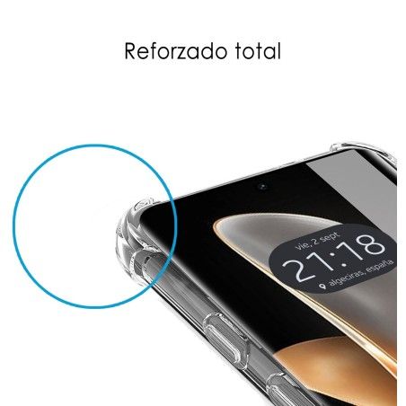 Funda Silicona Antigolpes Transparente para Vivo V29 5G