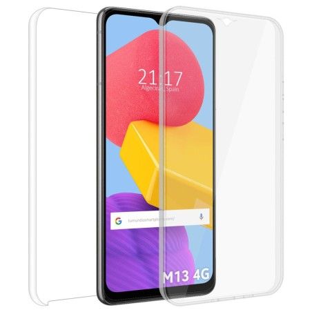 Funda Doble Transparente Pc + Tpu Full Body 360 para Samsung Galaxy M13 4G