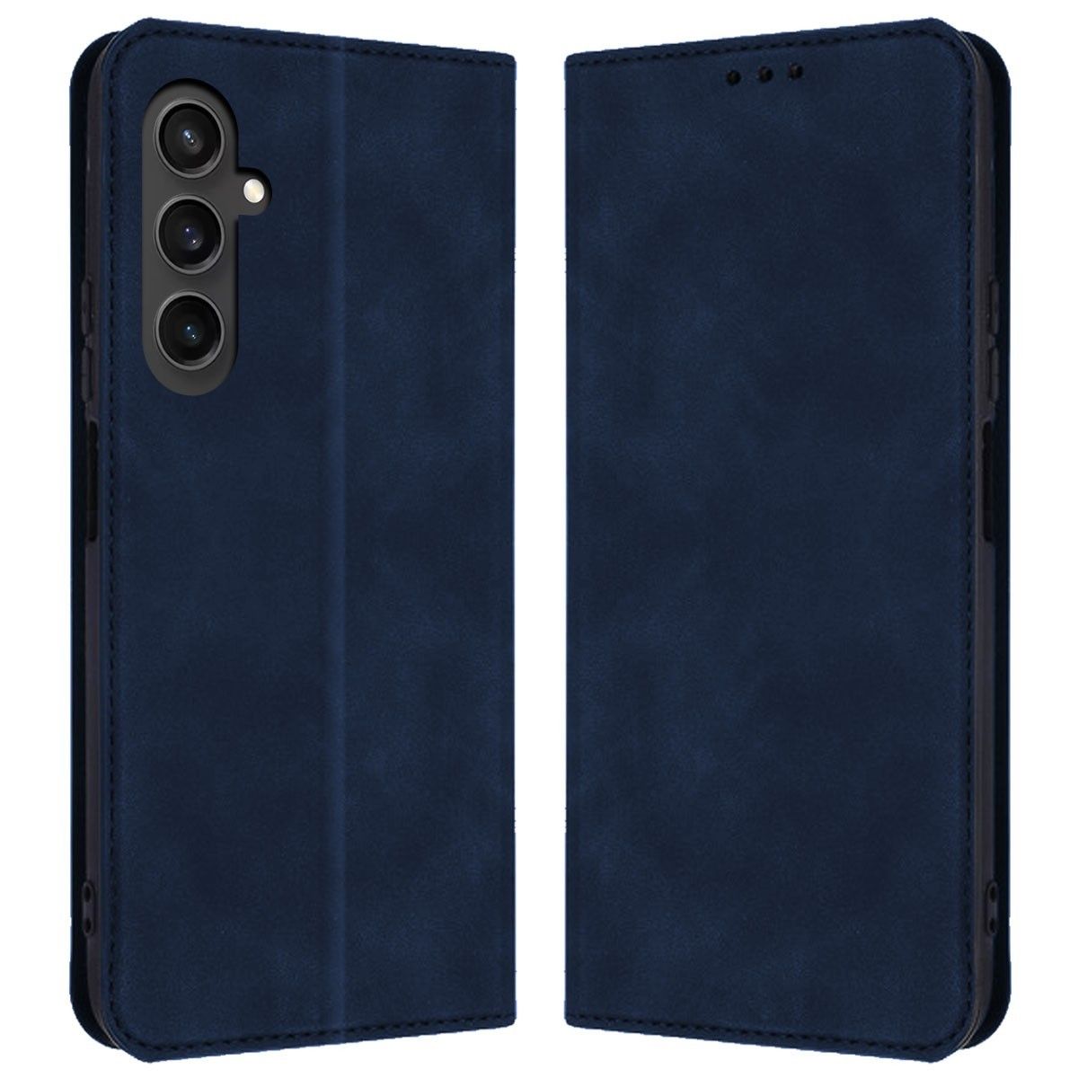 Funda Polipiel con tarjetero para Samsung Galaxy S23 FE 5G color Azul