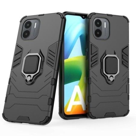 Funda Tough Armor con Anillo Giratorio Negra para Xiaomi Redmi A1 / A2