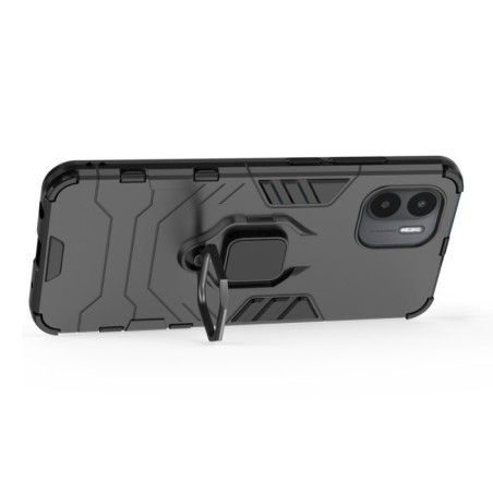 Funda Tough Armor con Anillo Giratorio Negra para Xiaomi Redmi A1 / A2