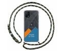 Personaliza tu Funda Colgante Transparente para TCL 406 con Cordon Verde / Dorado Dibujo Personalizada
