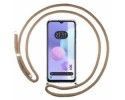 Funda Colgante Transparente para TCL 406 con Cordon Camel
