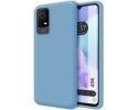 Funda Silicona Líquida Ultra Suave para TCL 406 Color Azul