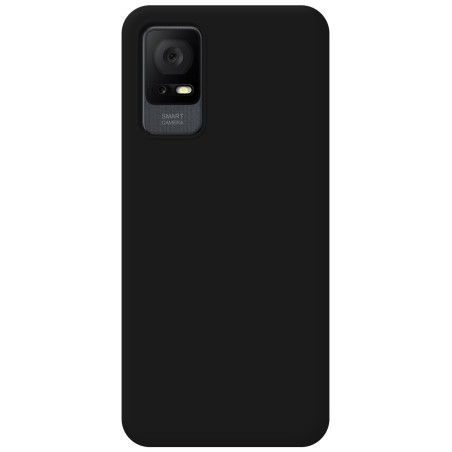 Funda Silicona Líquida Ultra Suave para TCL 406 Color Negra