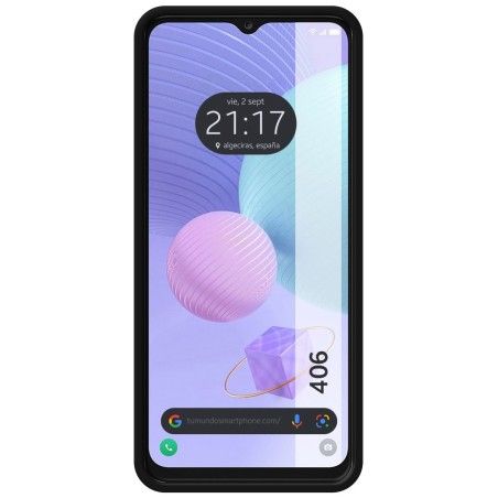 Funda Silicona Líquida Ultra Suave para TCL 406 Color Negra