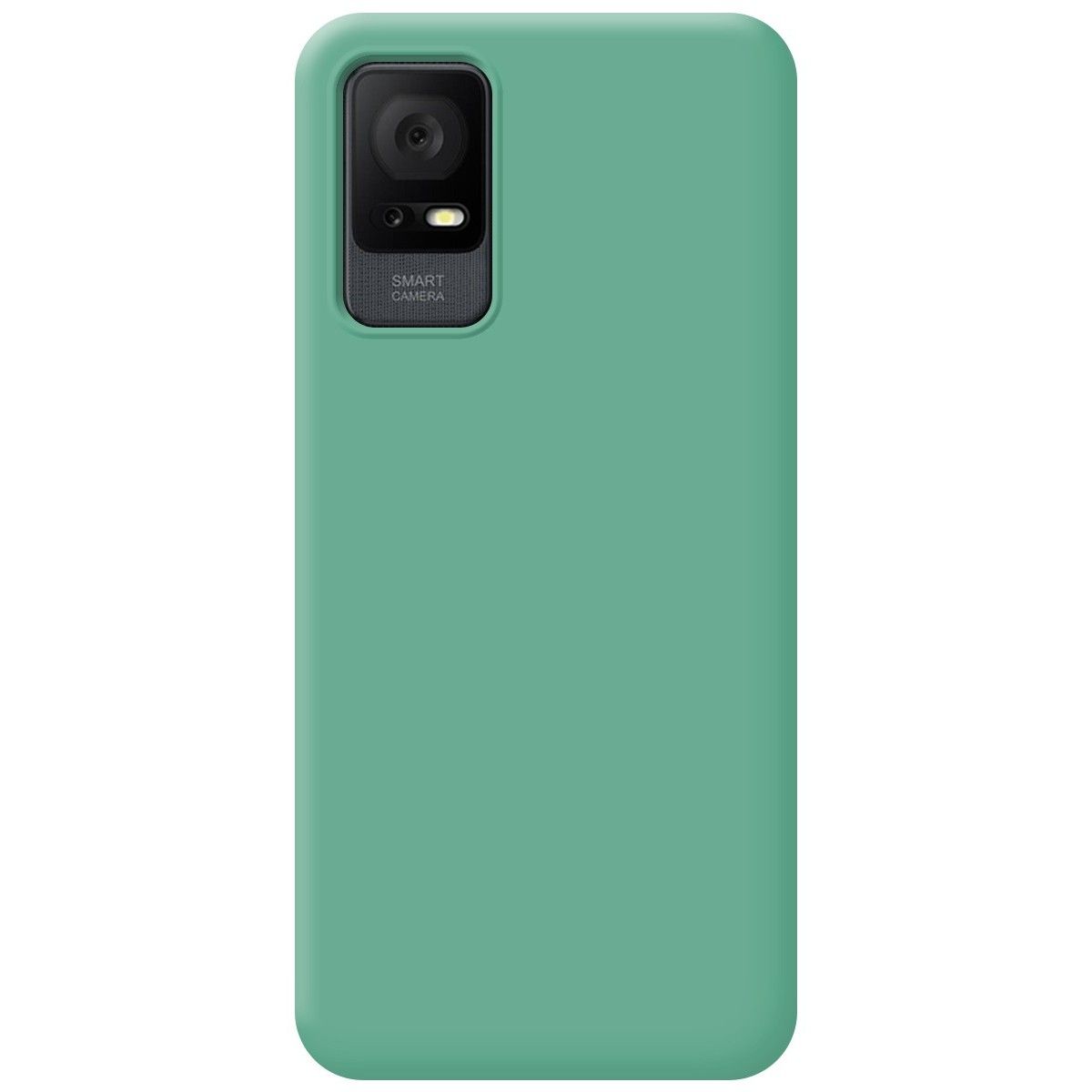 Funda Silicona Líquida Ultra Suave para TCL 406 Color Verde