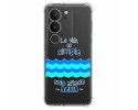 Funda Silicona Antigolpes para Vivo V29 5G diseño Agua Dibujos
