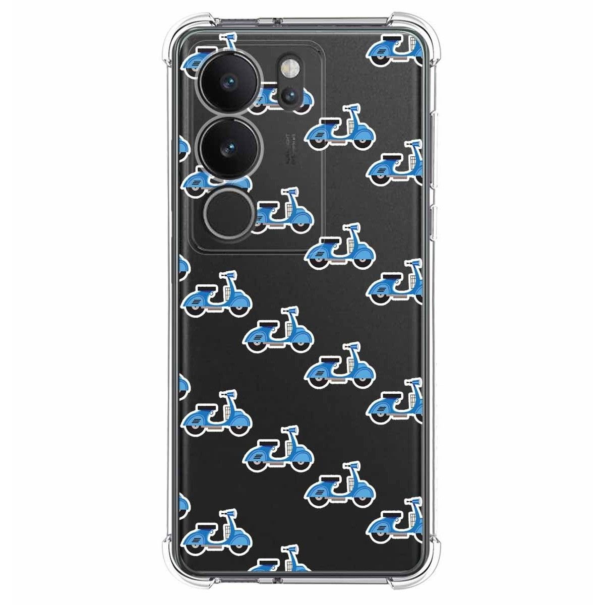 Funda Silicona Antigolpes para Vivo V29 5G diseño Scooter Dibujos