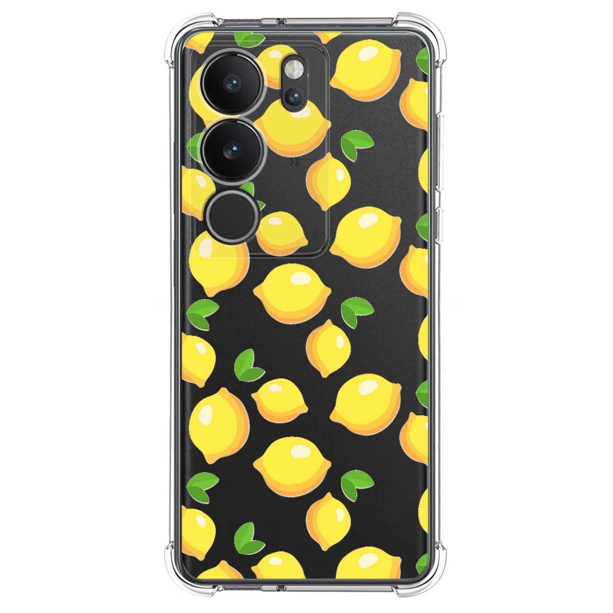 Funda Silicona Antigolpes para Vivo V29 5G diseño Limones Dibujos
