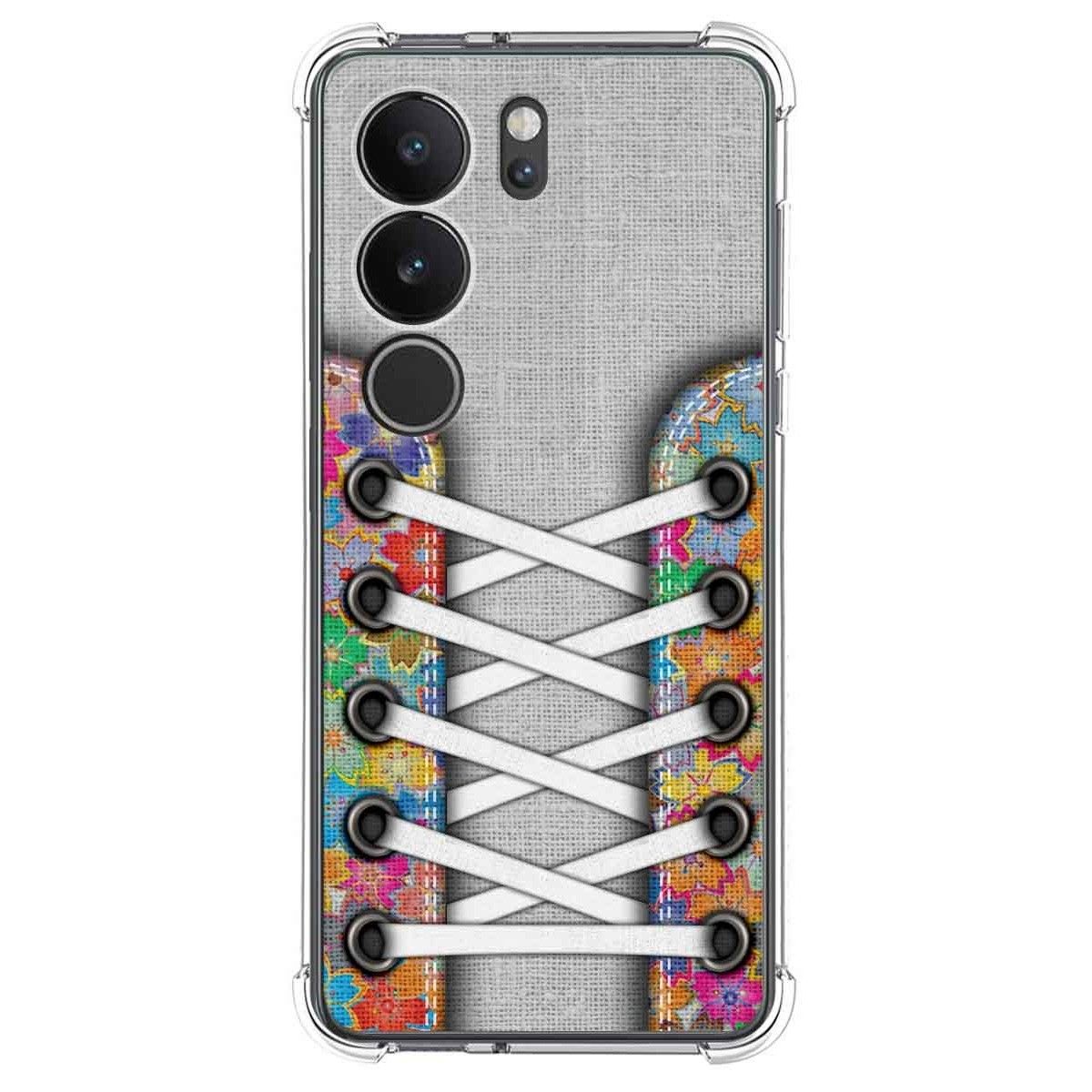 Funda Silicona Antigolpes para Vivo V29 5G diseño Zapatillas 04 Dibujos