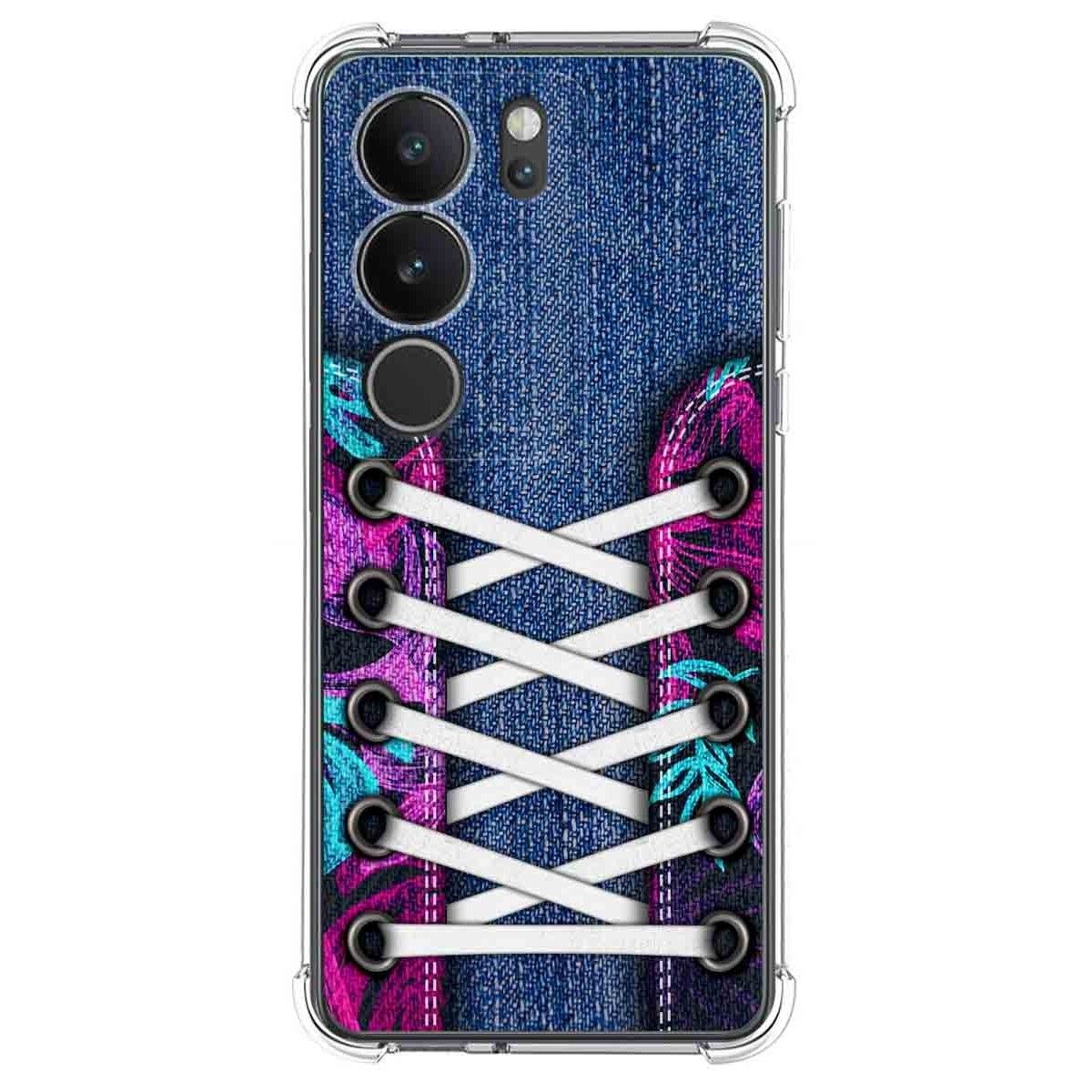 Funda Silicona Antigolpes para Vivo V29 5G diseño Zapatillas 06 Dibujos