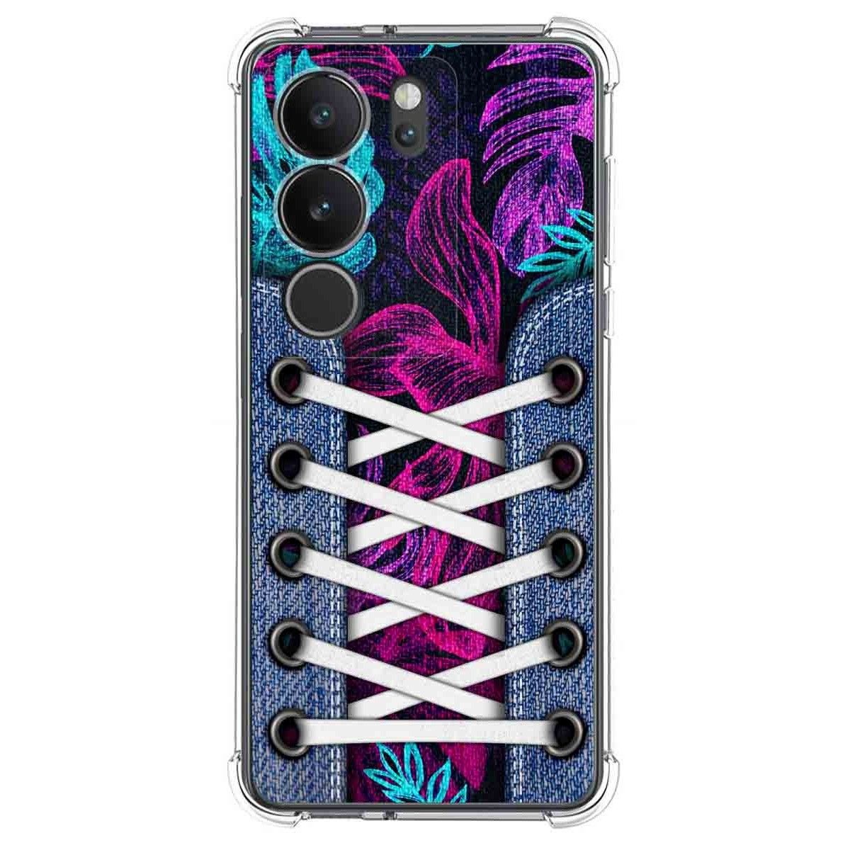 Funda Silicona Antigolpes para Vivo V29 5G diseño Zapatillas 07 Dibujos