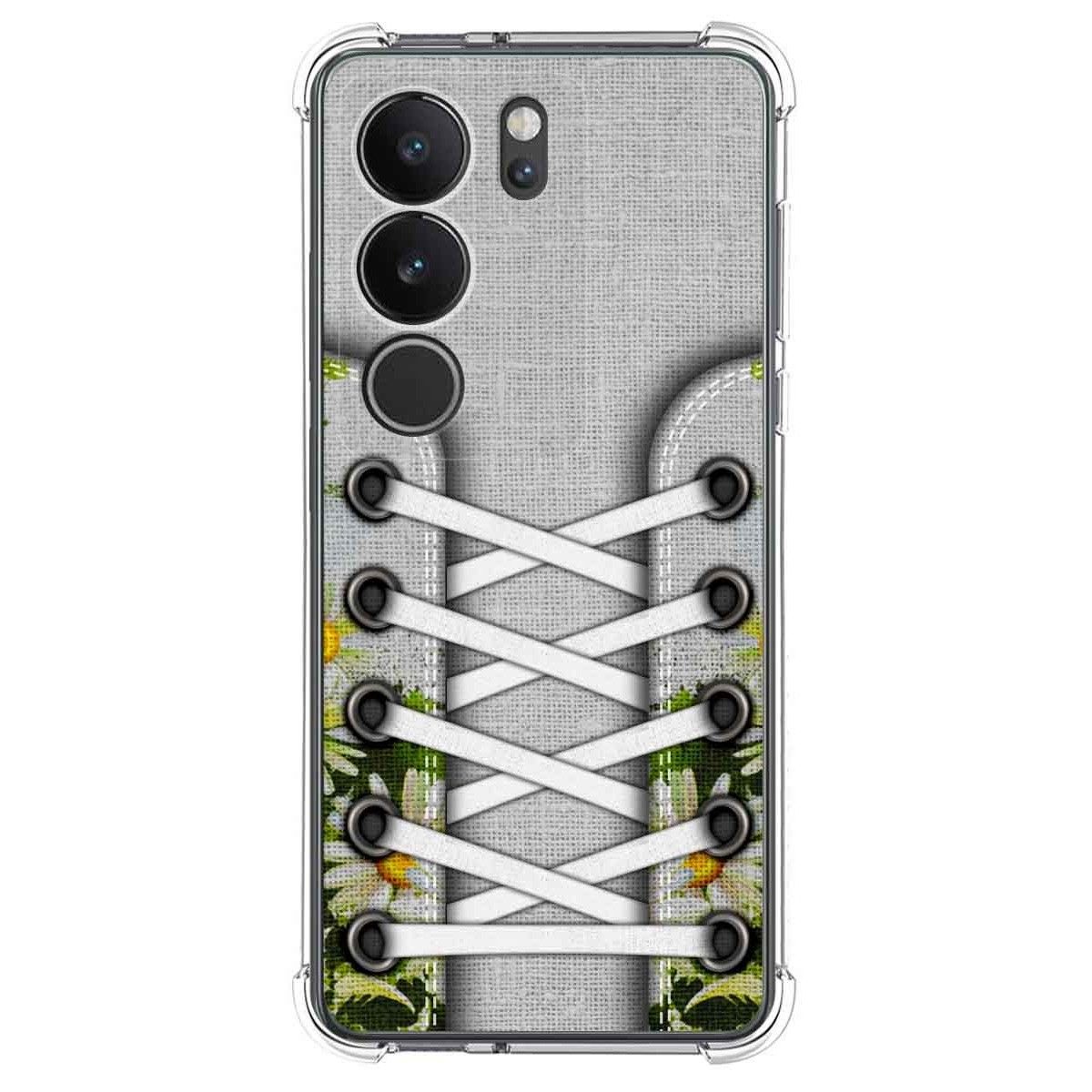 Funda Silicona Antigolpes para Vivo V29 5G diseño Zapatillas 08 Dibujos
