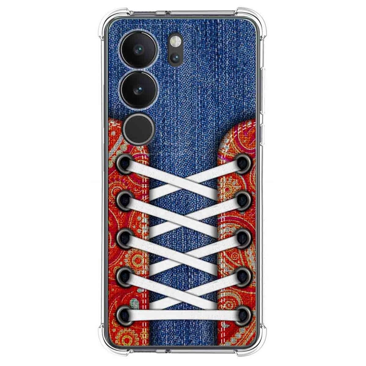 Funda Silicona Antigolpes para Vivo V29 5G diseño Zapatillas 11 Dibujos