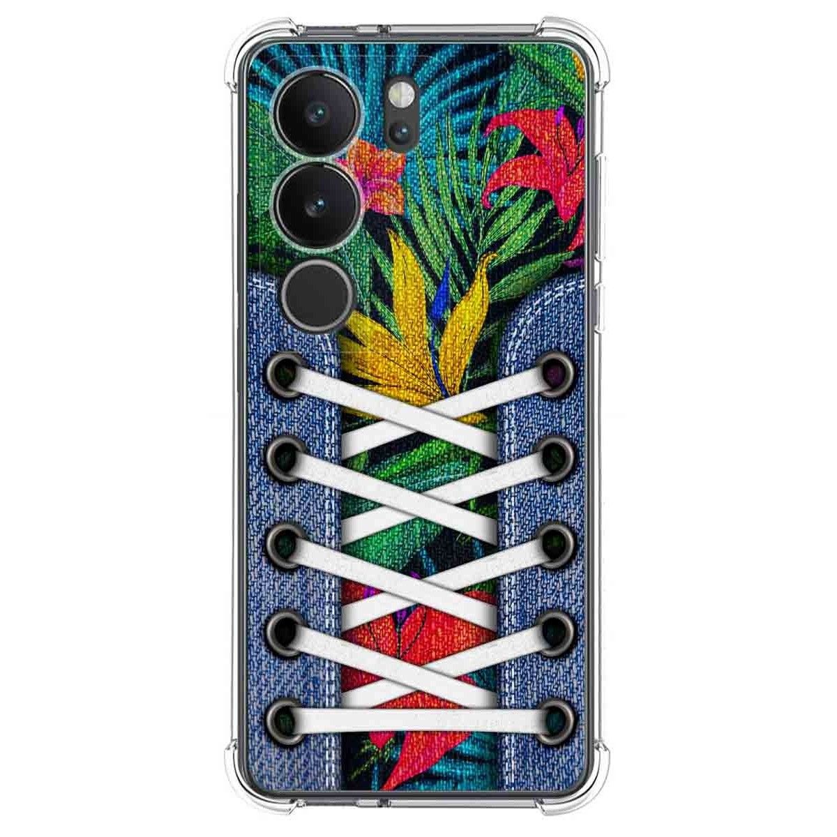 Funda Silicona Antigolpes para Vivo V29 5G diseño Zapatillas 12 Dibujos