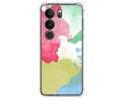 Funda Silicona Antigolpes para Vivo V29 5G diseño Acuarela 02 Dibujos