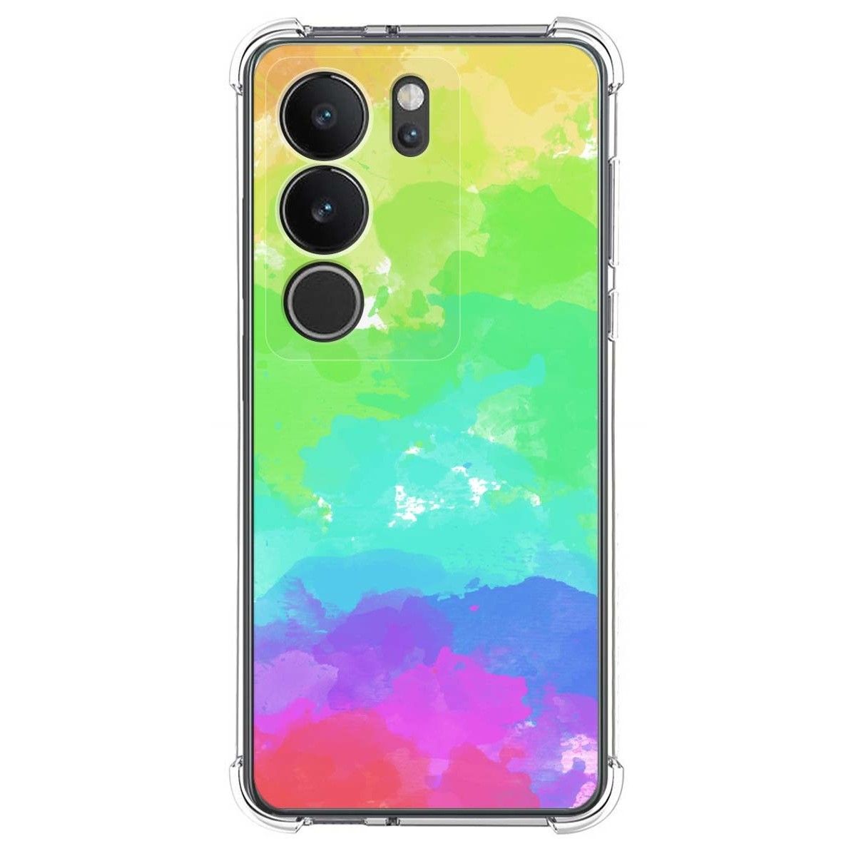 Funda Silicona Antigolpes para Vivo V29 5G diseño Acuarela 03 Dibujos