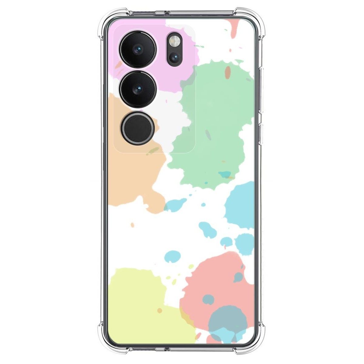 Funda Silicona Antigolpes para Vivo V29 5G diseño Acuarela 05 Dibujos