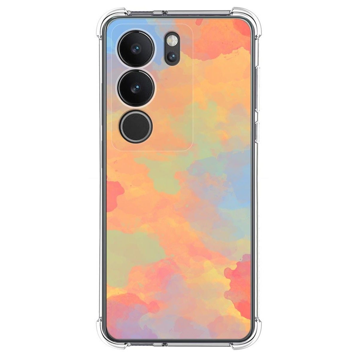 Funda Silicona Antigolpes para Vivo V29 5G diseño Acuarela 08 Dibujos
