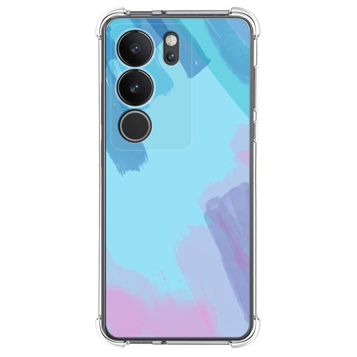 Funda Silicona Antigolpes para Vivo V29 5G diseño Acuarela 10 Dibujos